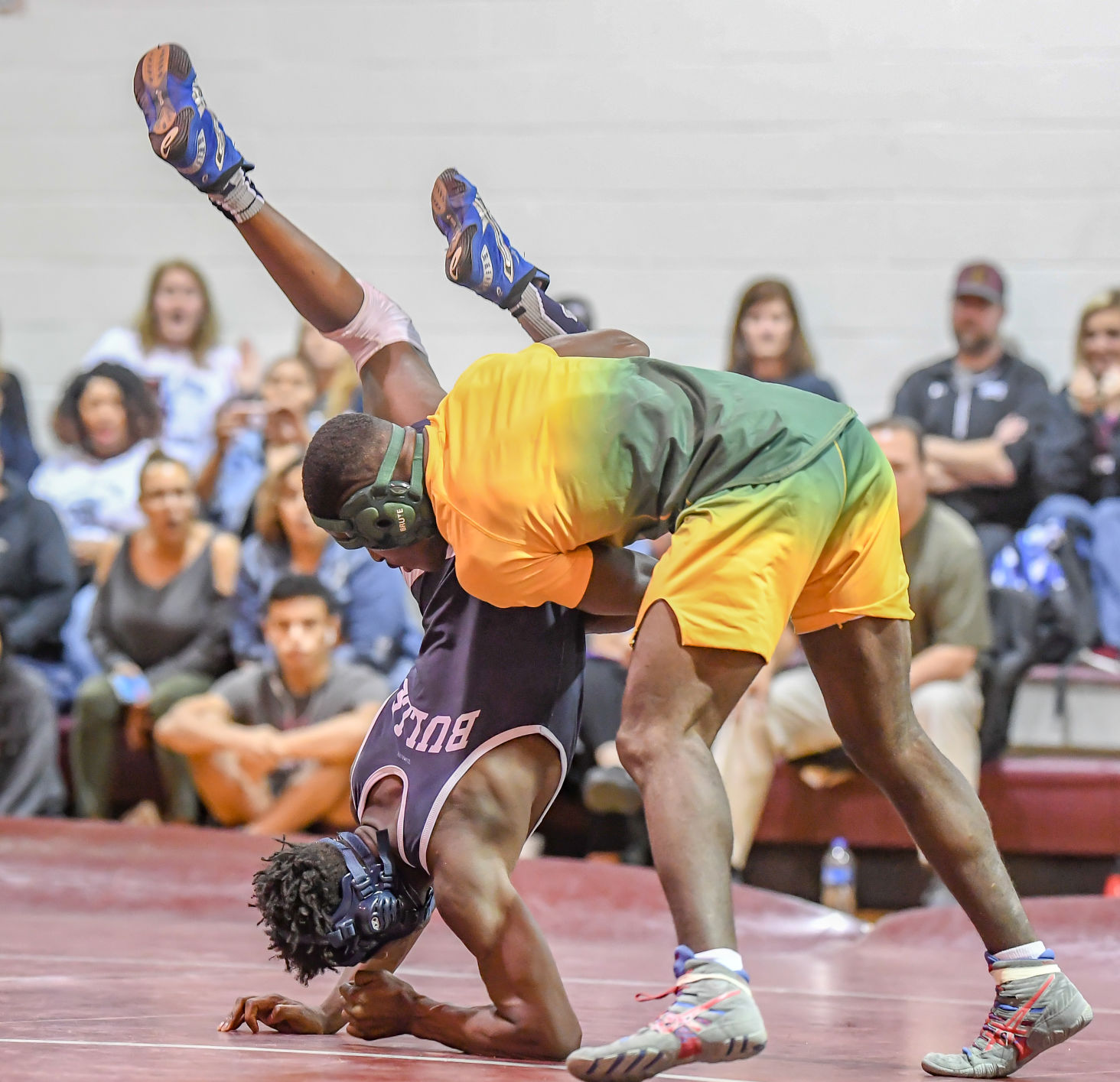 Wednesday night high school wrestling action